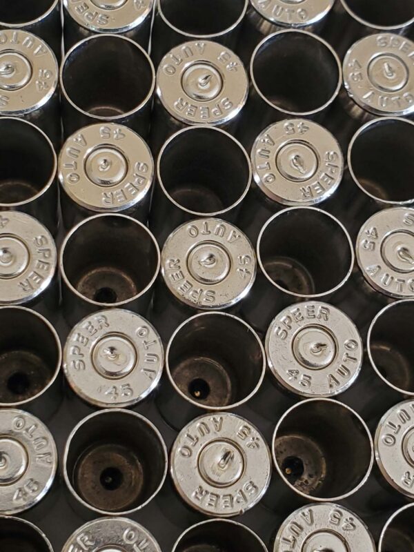 45 ACP nickel plated