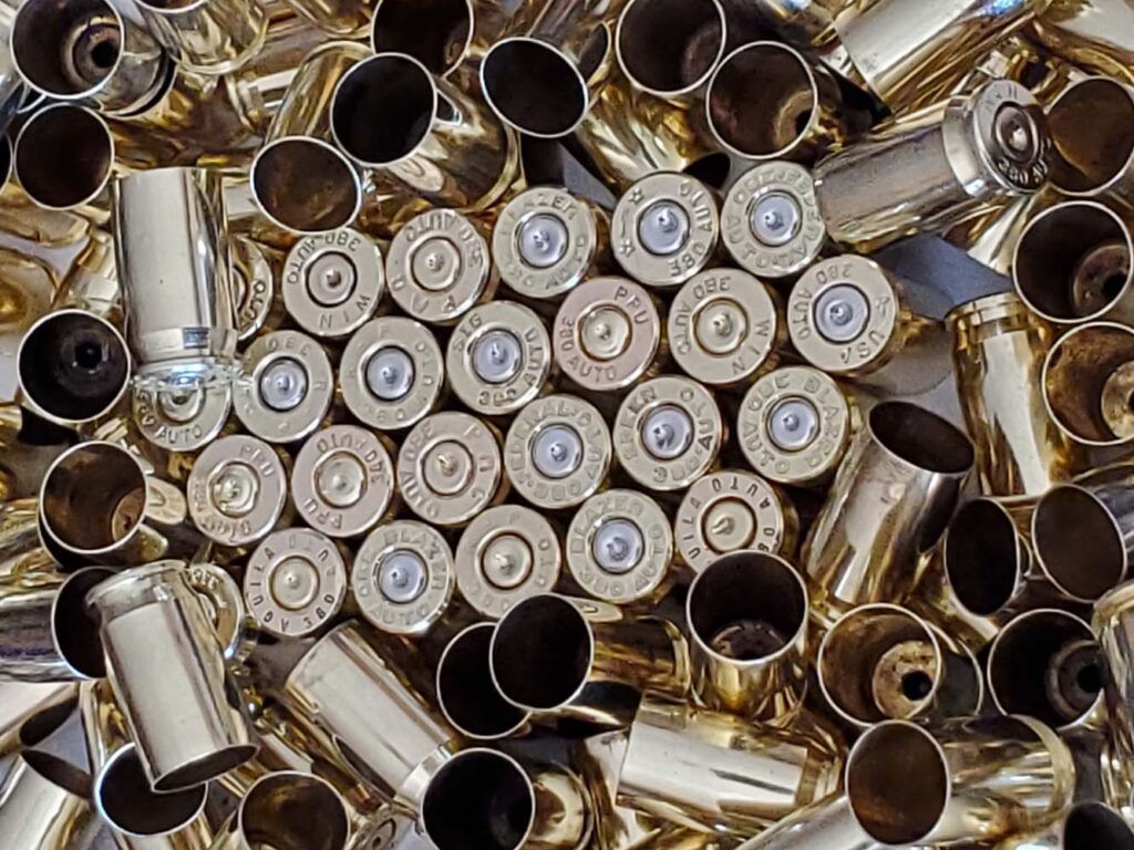 .380 ACP Once Fired Brass 500 Count