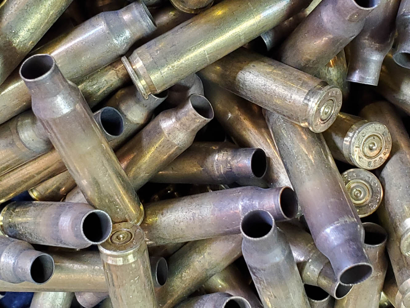 7MM Remington Magnum Once Fired Empty Spent Brass Casings Polished Shells –